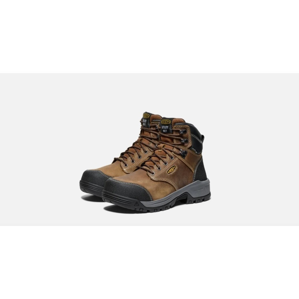 KEEN Evanston 6" Waterproof Boot INT MET (Carbon Toe) Women's 11 US